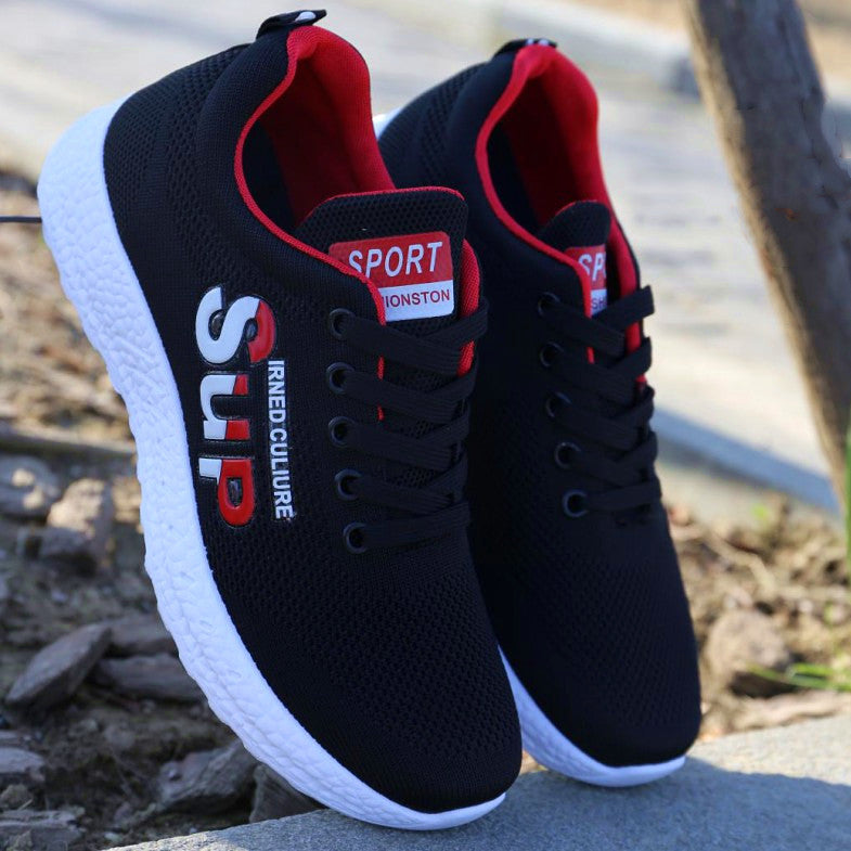Shoes Men's Soft Sole Sports Wear Resistant Non-Slip Cloth Footwear