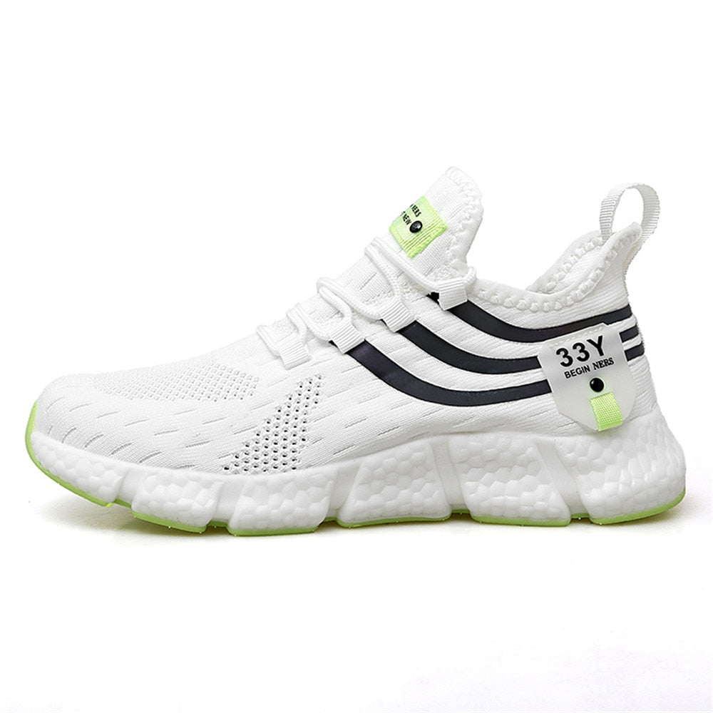 Shoes White Gym and Walking Sneaker Workout Training Footwear Design