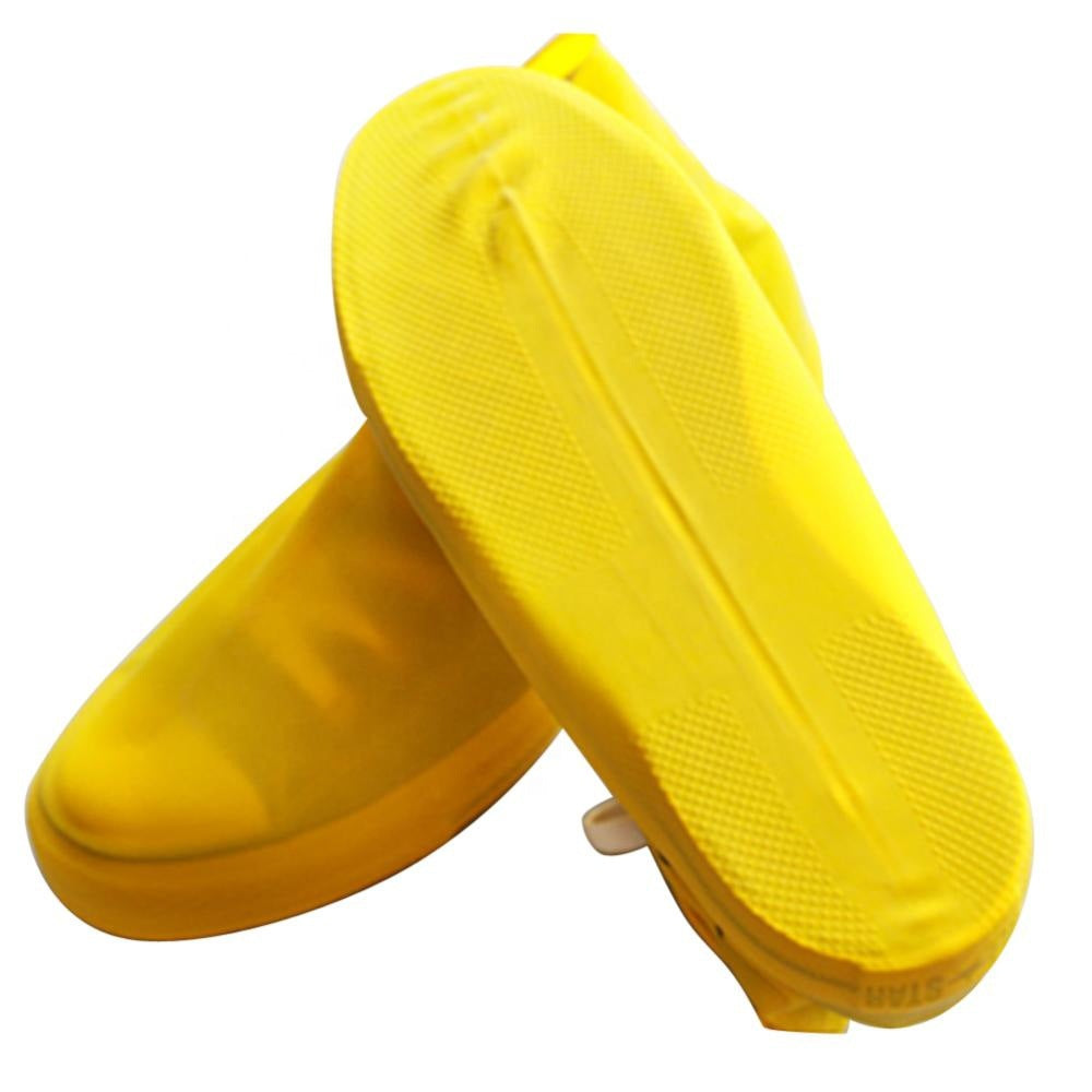 Boots Men and women hiking slip wearable easy to carry silicone rain