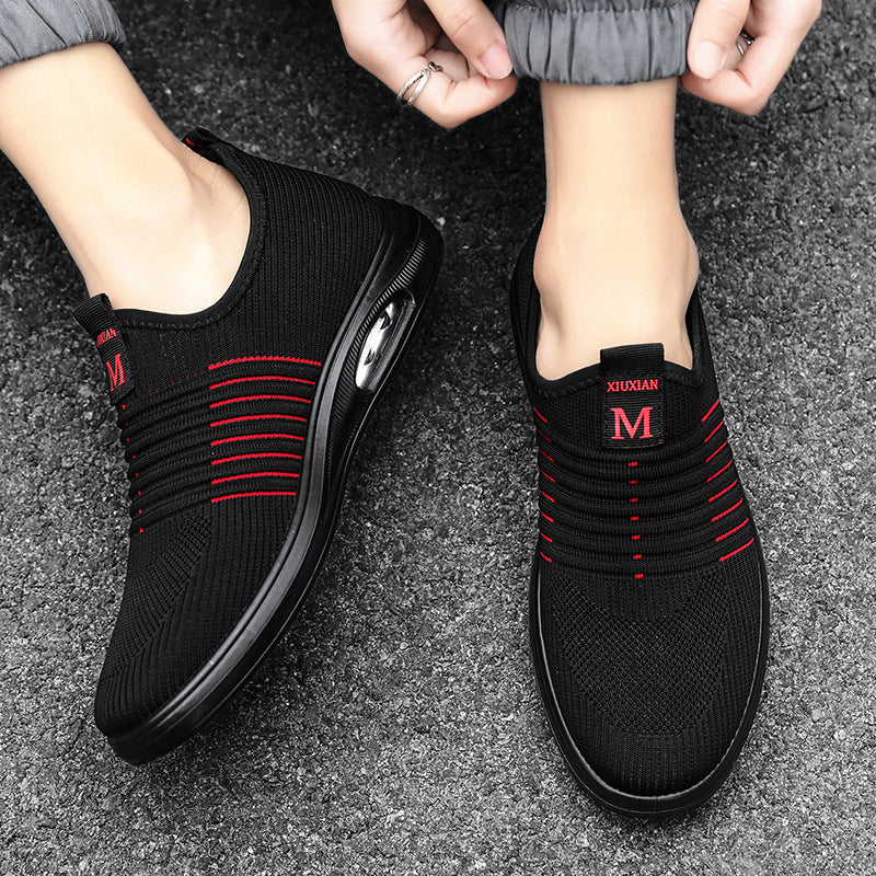 Sneaker Men's Autumn Fly Woven Mesh Casual Footwear DEsign Style Nice