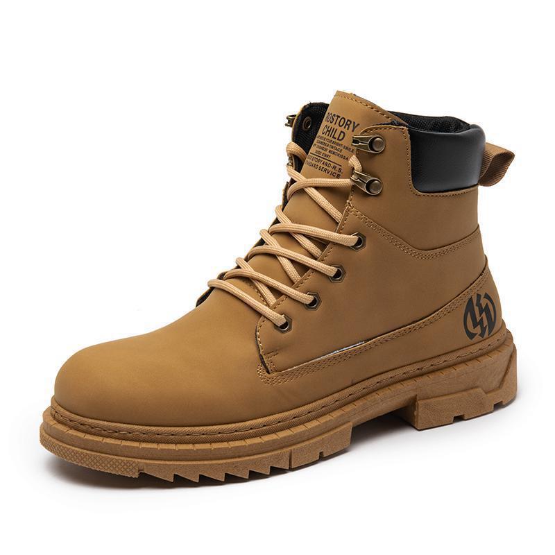 Boots Mens Casual High Top Martin Footwear Walking Hiking Design Stron