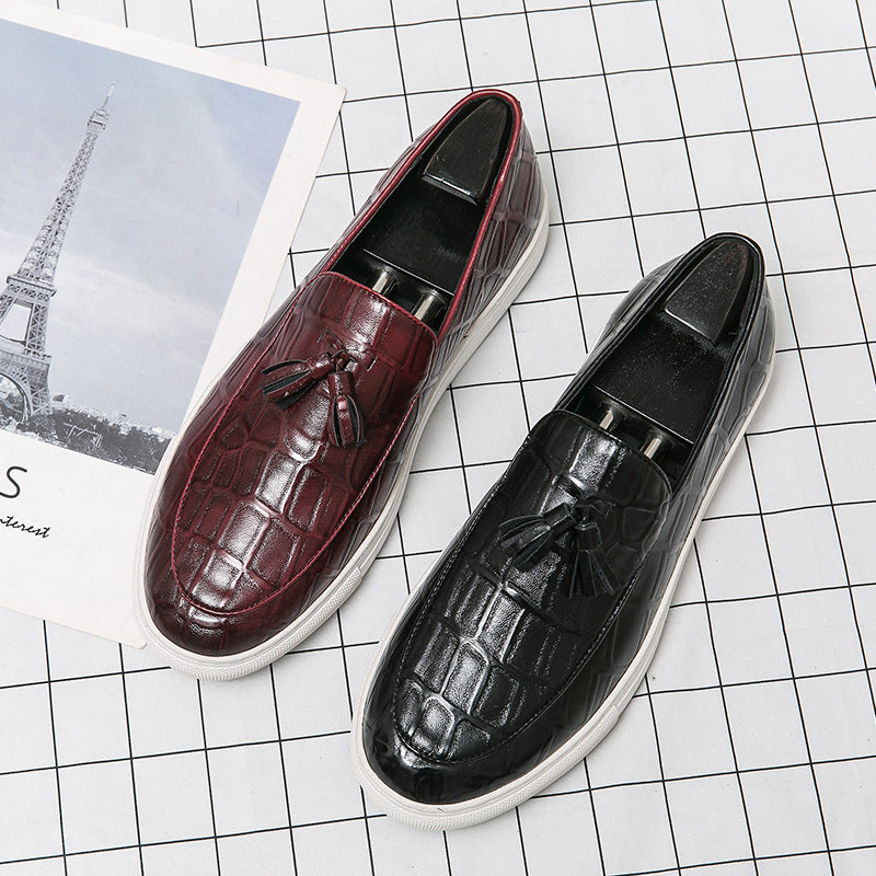 Shoes Men's Business Casual Sneakers Plus Size Leather Men Footwear
