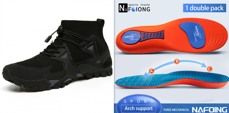 Shoes Large Size Outdoor Casual Men's Hiking Footwear Design Style Com