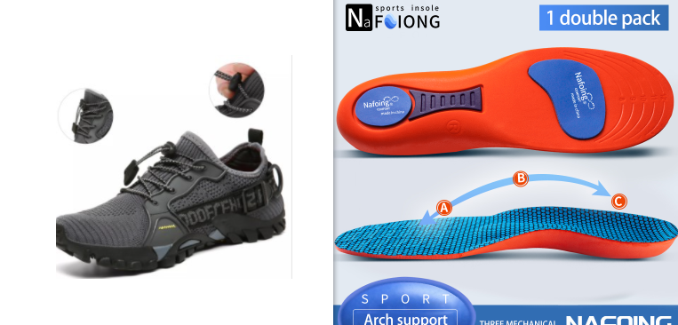 Shoes Large Size Outdoor Casual Men's Hiking Footwear Design Style Com