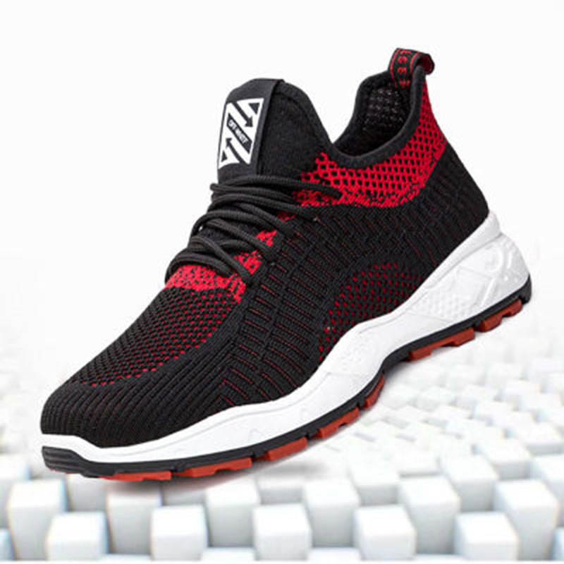 Shoes Sports Casual Korean Style Trendy Breathable Flying Woven Single