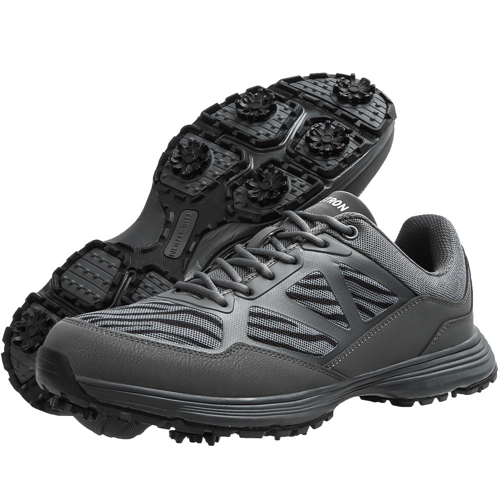 Shoes Waterproof Large Size Men's Golf With Nails For Sports And Leisu