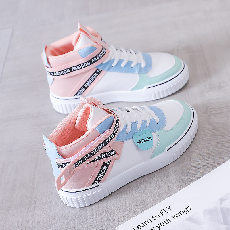 Shoes Sport All-match Student Female Whiteboard Footwear Design Style