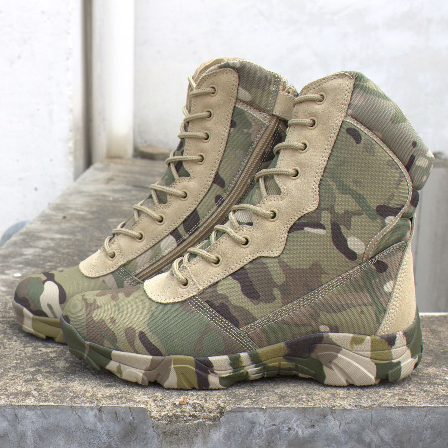 Camouflage boots Design Style Footwear Running Walking Invinceble Nice