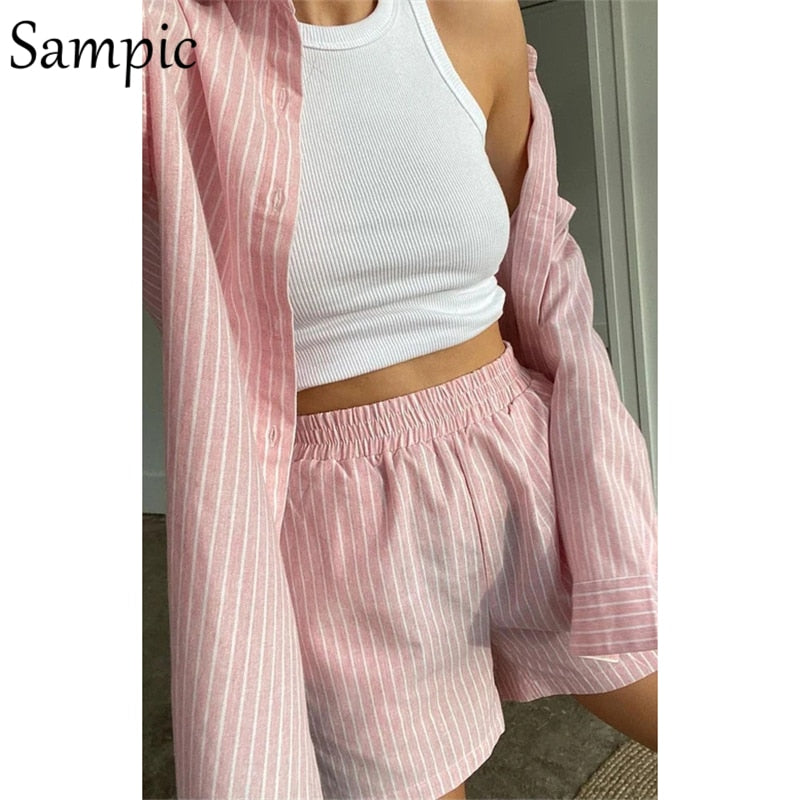 Tracksuit Sampic Loung Wear Women Shorts Comfortable Style Design Wear