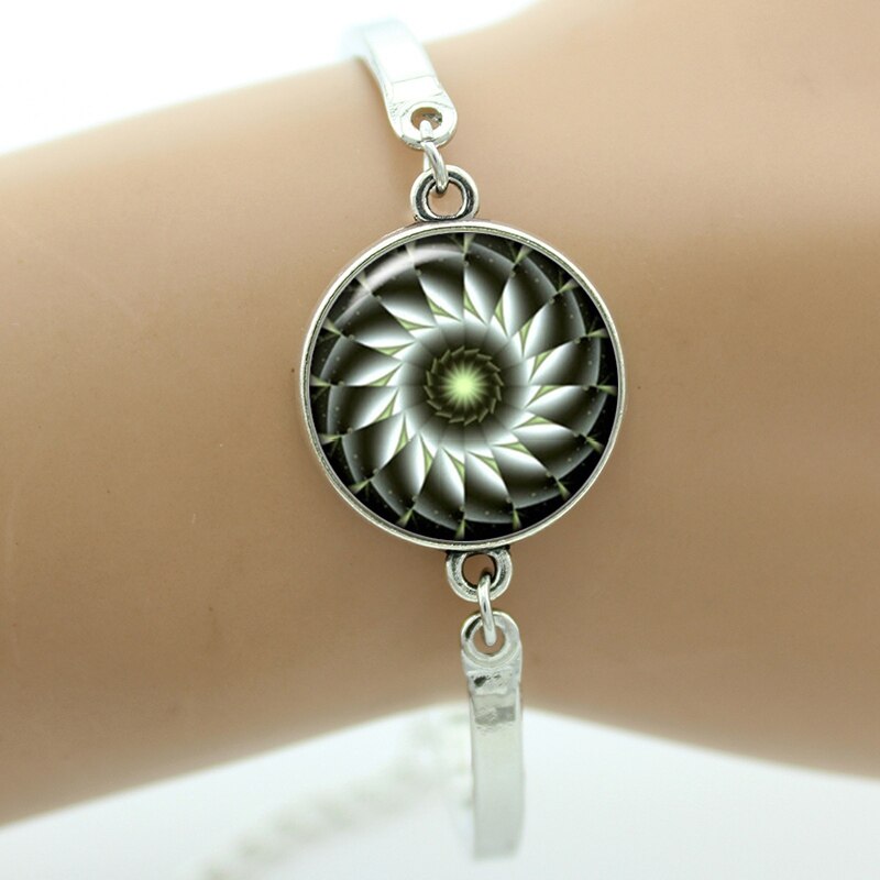 bracelet Indian henna Yoga jewelry om symbol colorful Mandala flower