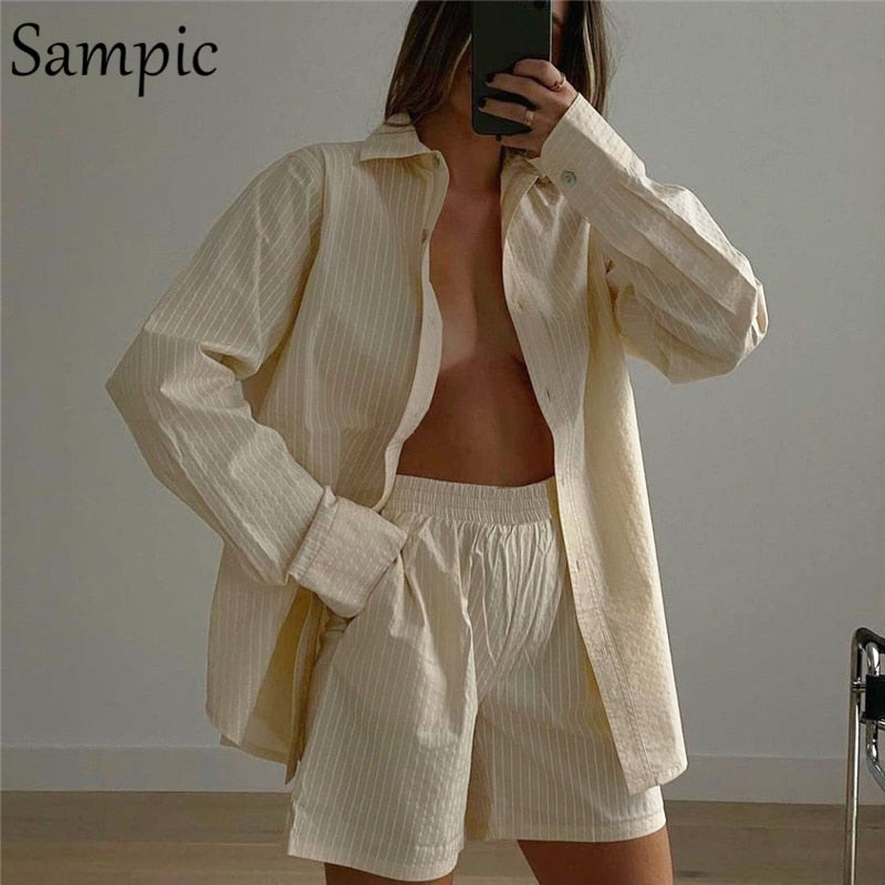 Tracksuit Sampic Loung Wear Women Shorts Comfortable Style Design Wear