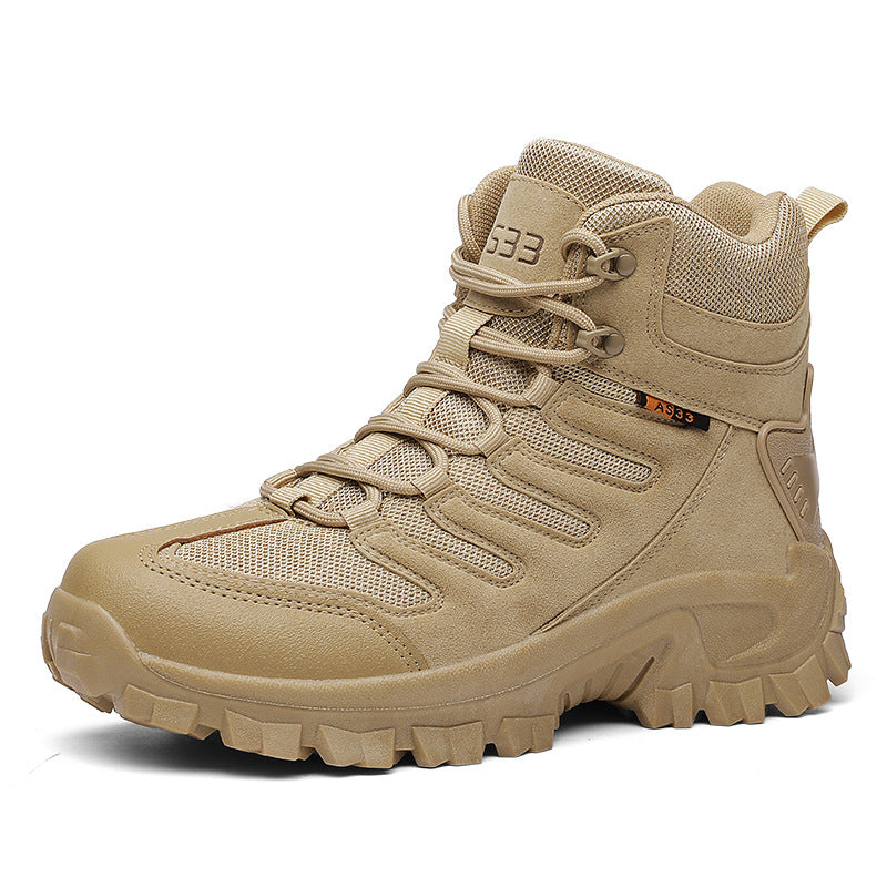 Boots Men's Flying Outdoor Non-slip Combat Footwear Design Style Comfo