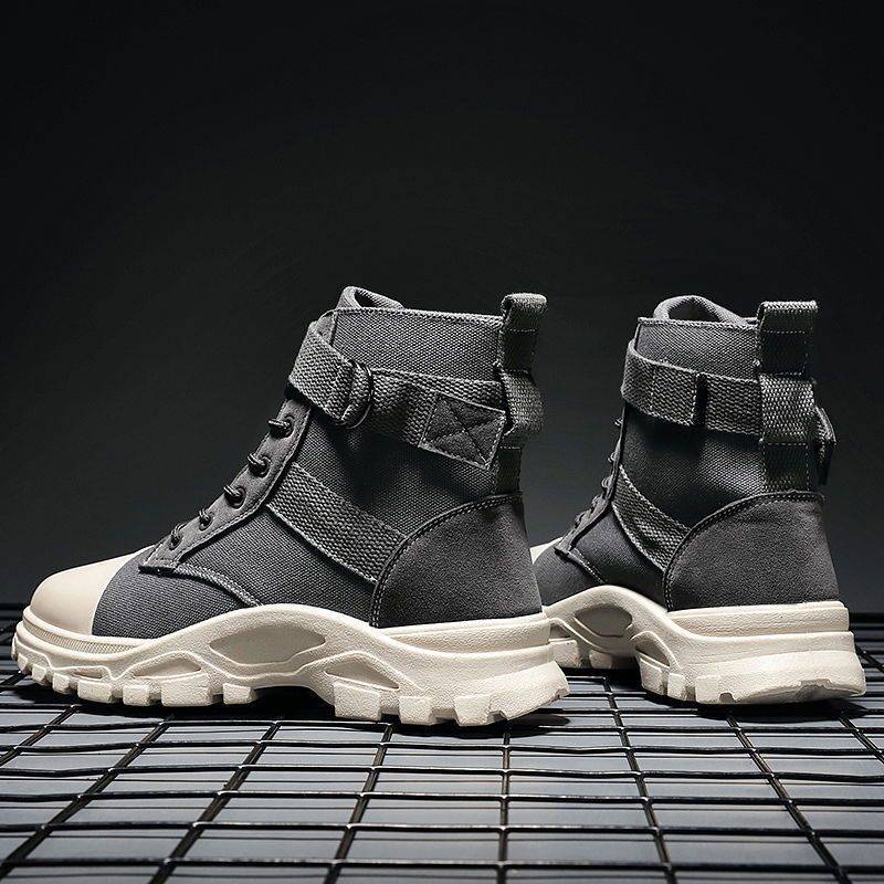 Boot Men's British Style Casual All-matching Worker Footwear Design St