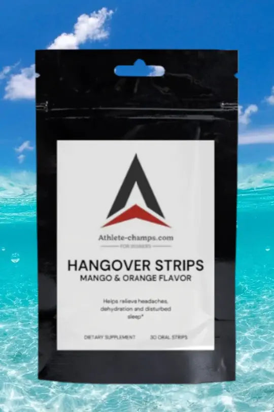 Hangover Strips Supplements pouch bag label can be customized packets