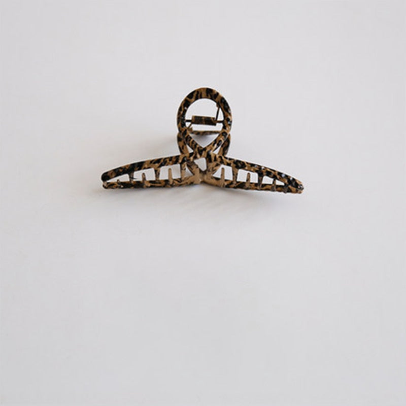 Hair Gold Color Hollow Hair Clips Women Hair Accessories