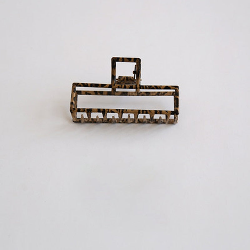 Hair Gold Color Hollow Hair Clips Women Hair Accessories