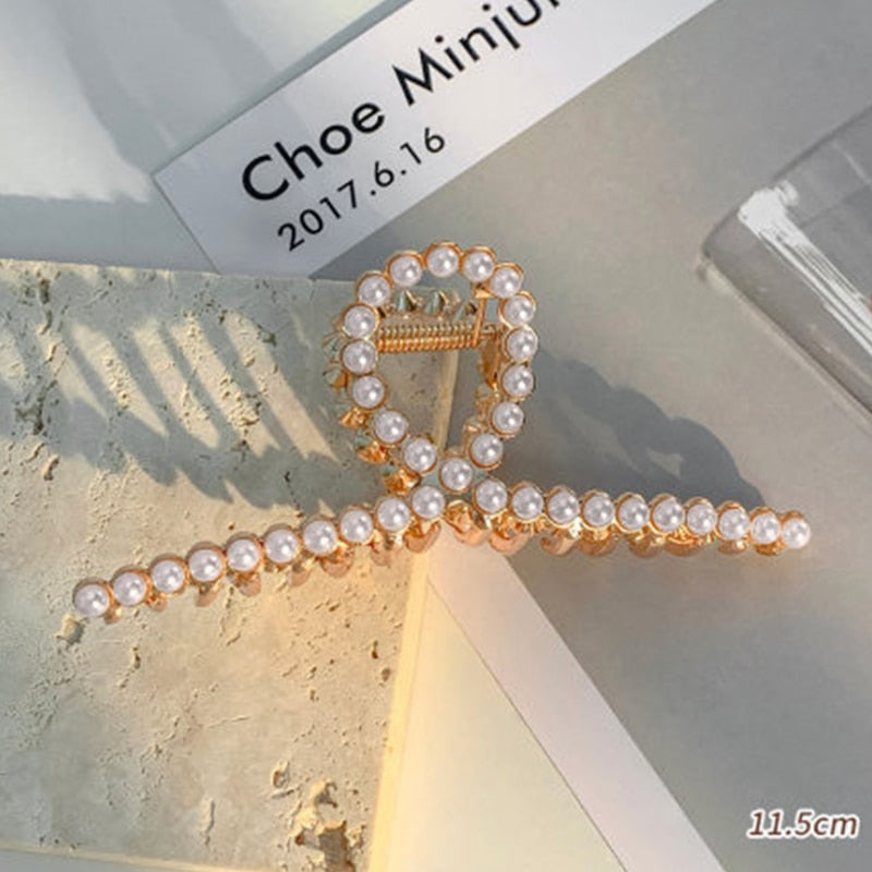 Hair Gold Color Hollow Hair Clips Women Hair Accessories