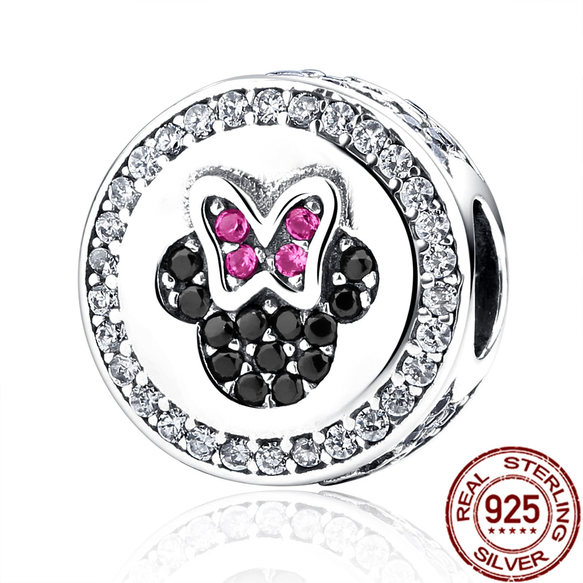 Bead New 925 Sterling Silver Golden Heart-Shaped Women Jewelry Beauty