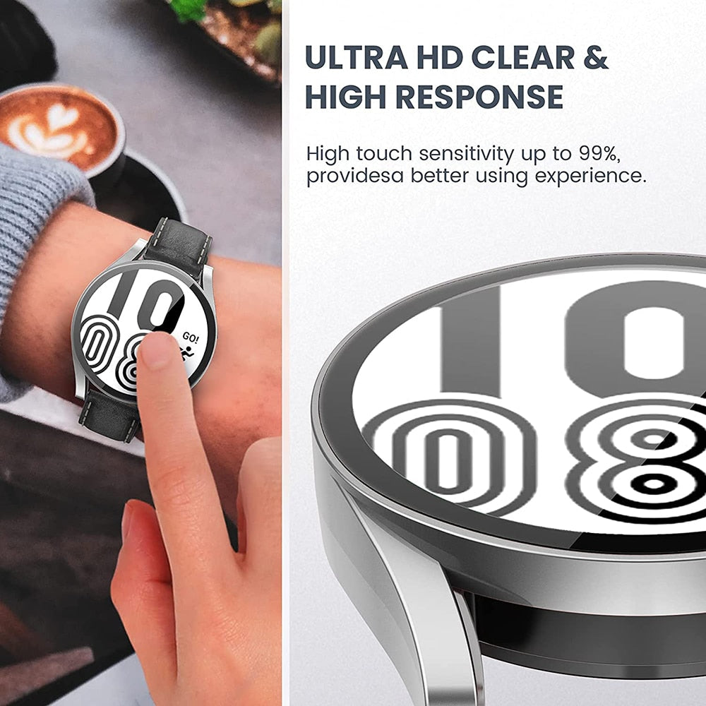 Samsung Tempered Glass Cover for Galaxy Watch Accessories Protection