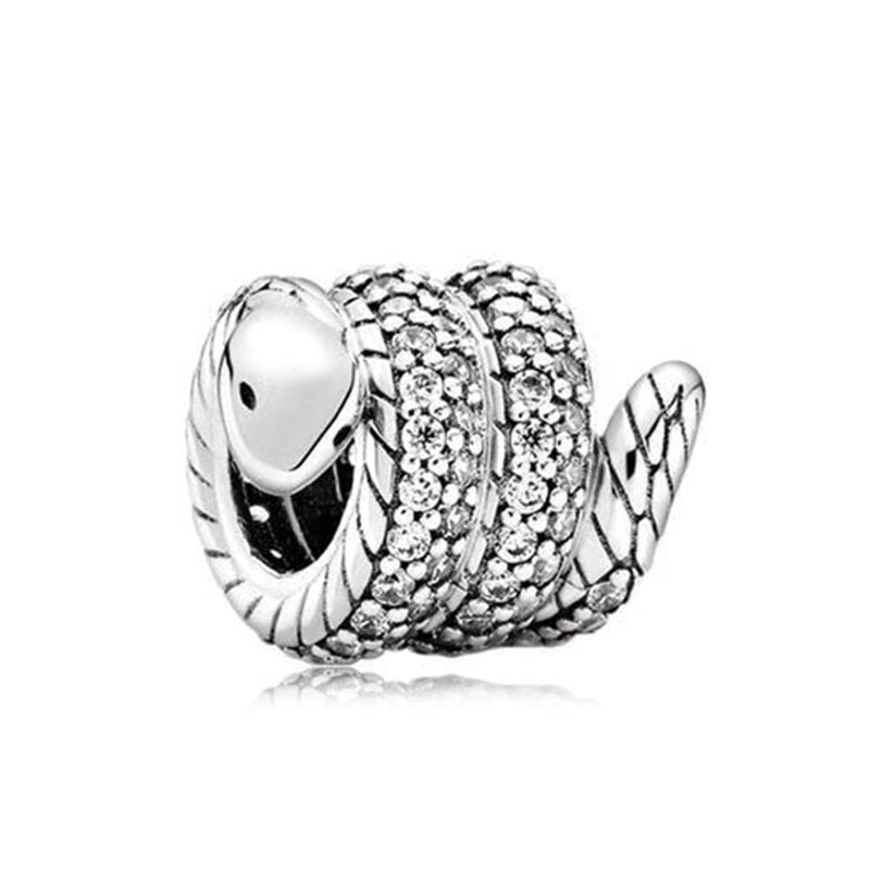 Bead New 925 Sterling Silver Golden Heart-Shaped Women Jewelry Beauty