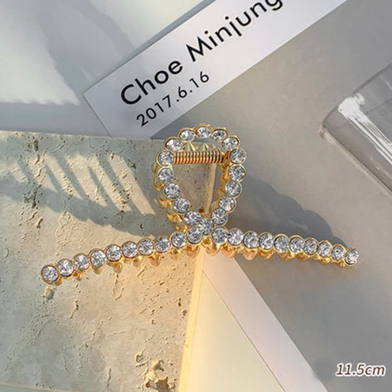 Hair Gold Color Hollow Hair Clips Women Hair Accessories