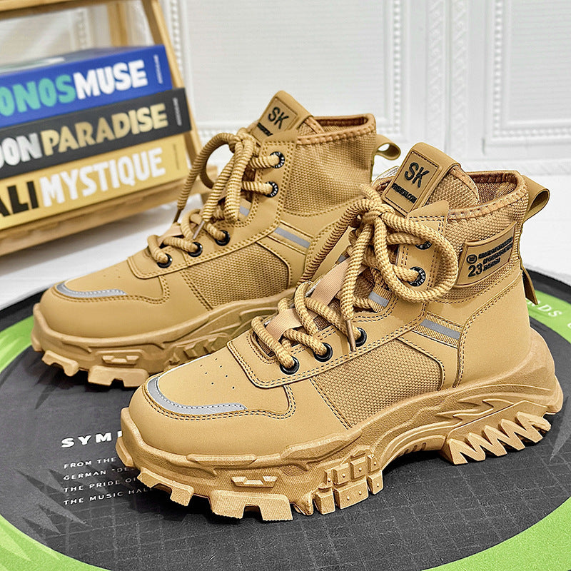 Boots Men's Platform Martin Sports Footwear Design Stle Comfort Nice