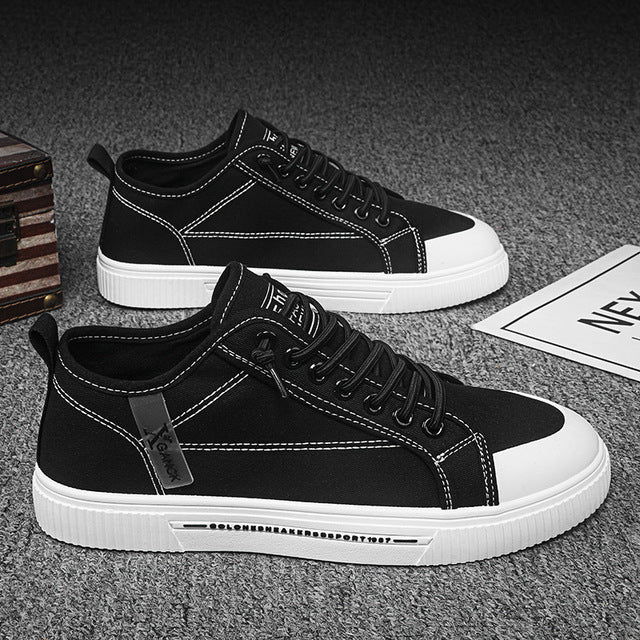 Sneakers Breathable Canvas for Men Running Workout Training Design Sty