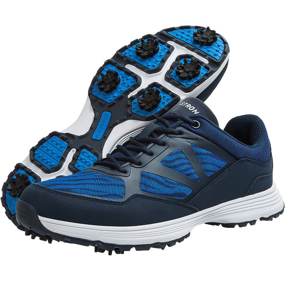 Shoes Waterproof Large Size Men's Golf With Nails For Sports And Leisu