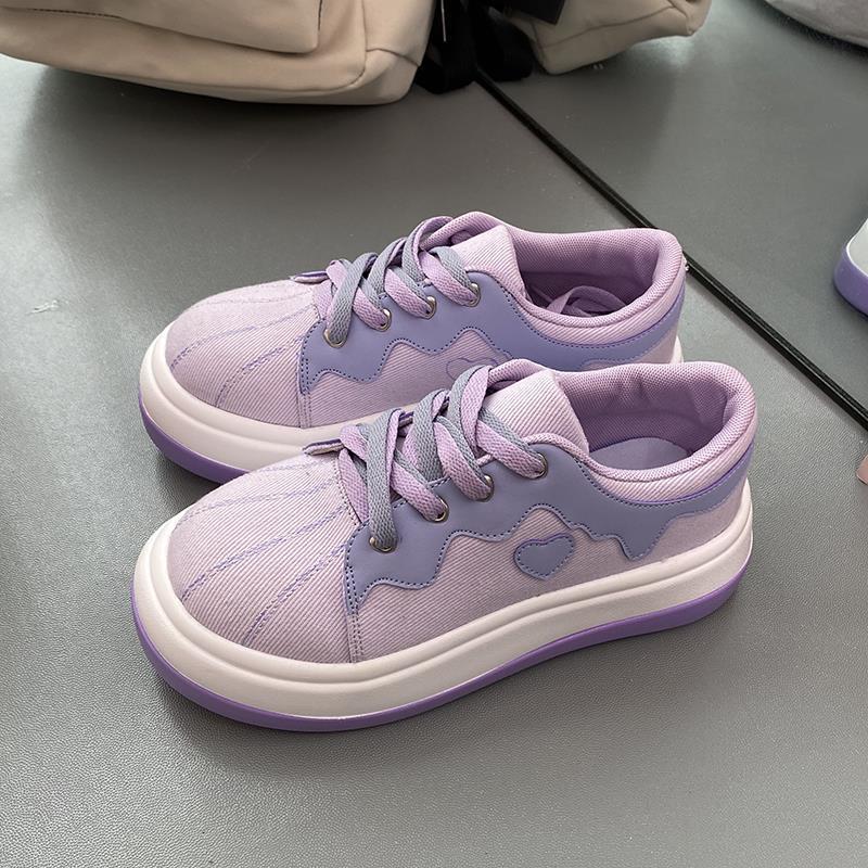 Shoes Ladies Fashion Versatile Platform Casual Footwear Style Design