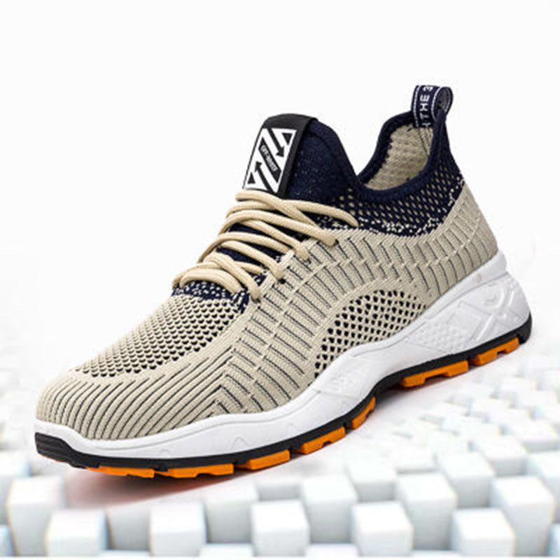Shoes Sports Casual Korean Style Trendy Breathable Flying Woven Single