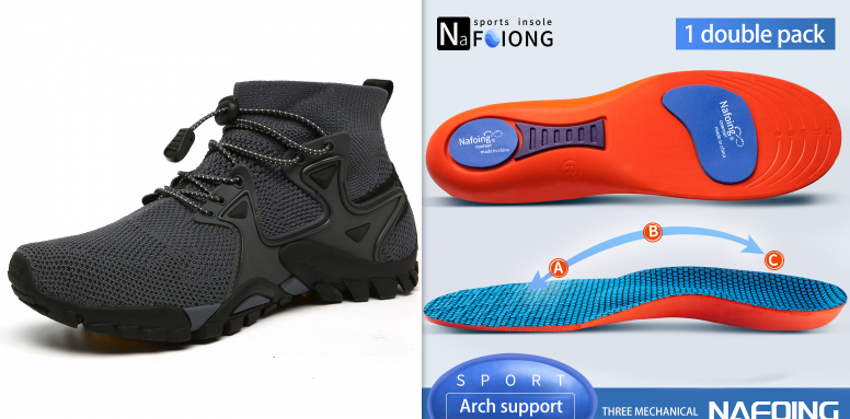 Shoes Large Size Outdoor Casual Men's Hiking Footwear Design Style Com