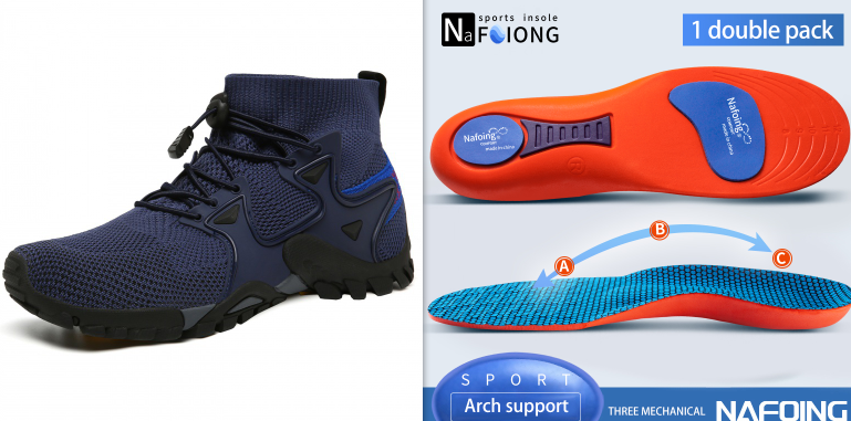 Shoes Large Size Outdoor Casual Men's Hiking Footwear Design Style Com