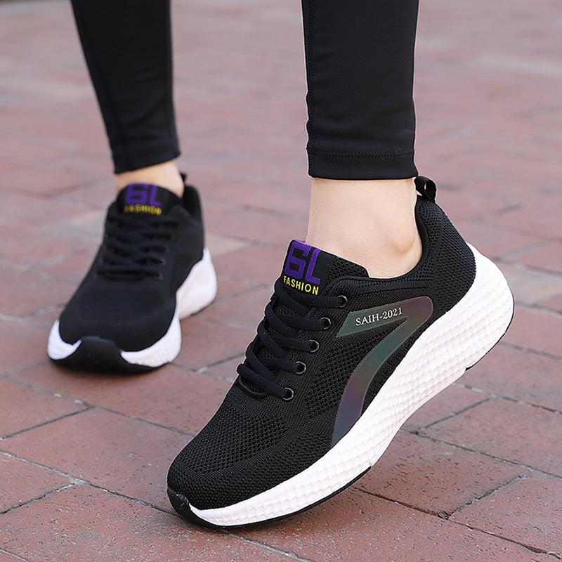Shoes New Flying Woven Women's Footwear Design Style Comfort Workout T