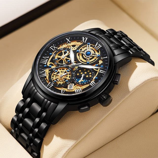 Sports Waterproof Wristwatch Luxury Design Style Wearable Time Elegant