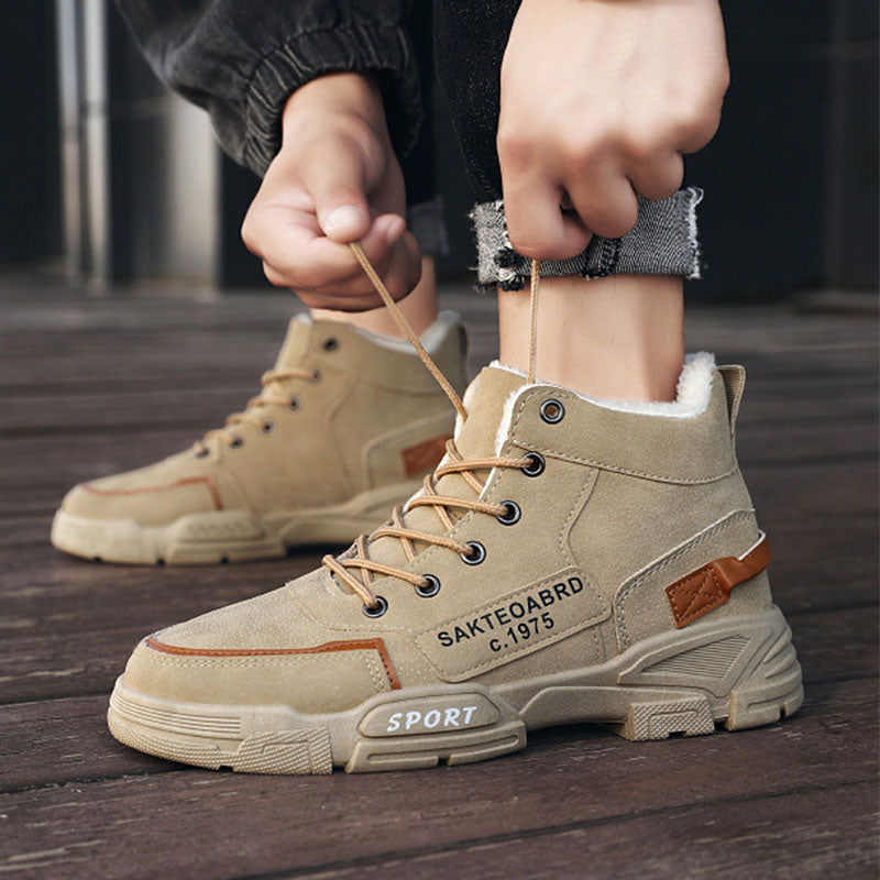 Boots Plush Snow Winter New Winter Velvet Thickened Warm Cotton Shoes