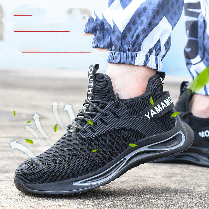 Shoes Ultra-light Steel Toe Anti-piercing Work Footwear Sneakers Nice