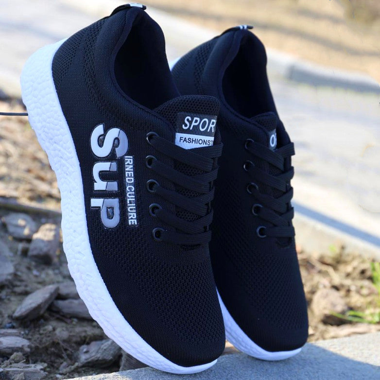Shoes Men's Soft Sole Sports Wear Resistant Non-Slip Cloth Footwear