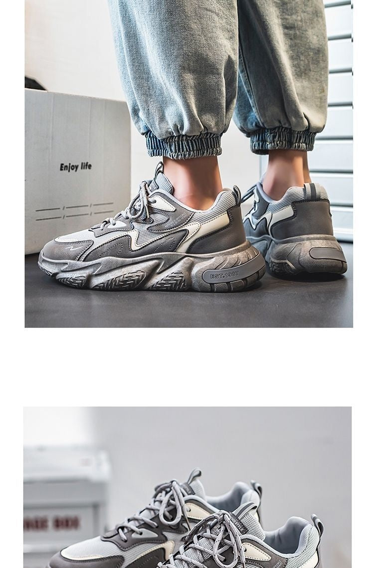 Sneaker Rubber Men's Shoes Summer Breathable Mesh Men's Footwear Style