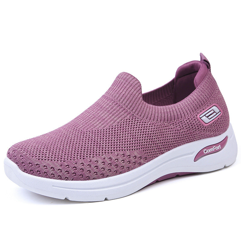 Sneakers New Casual Soft Bottom Socks For Women Footwear Design Style