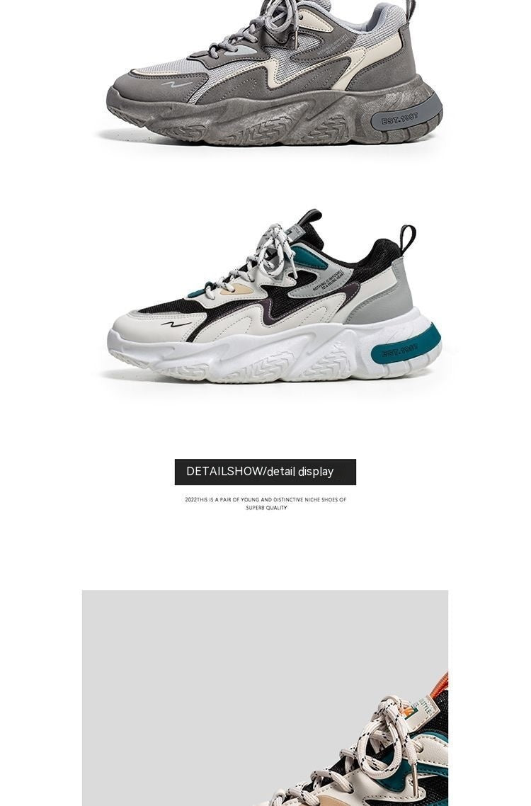 Sneaker Rubber Men's Shoes Summer Breathable Mesh Men's Footwear Style