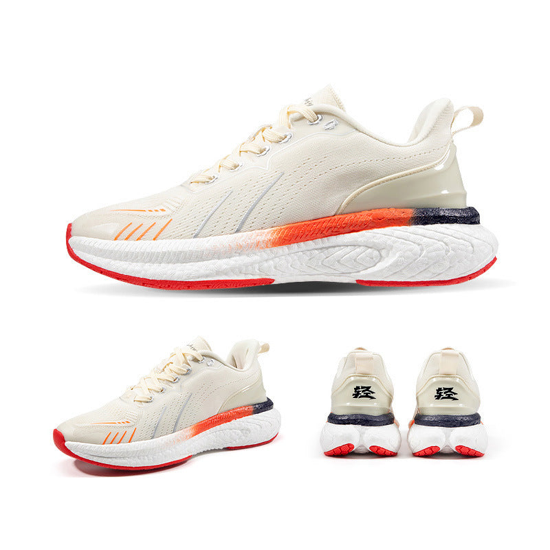 Shoes Popcorn Thick Sole Lightweight Flying Woven Running Style Design