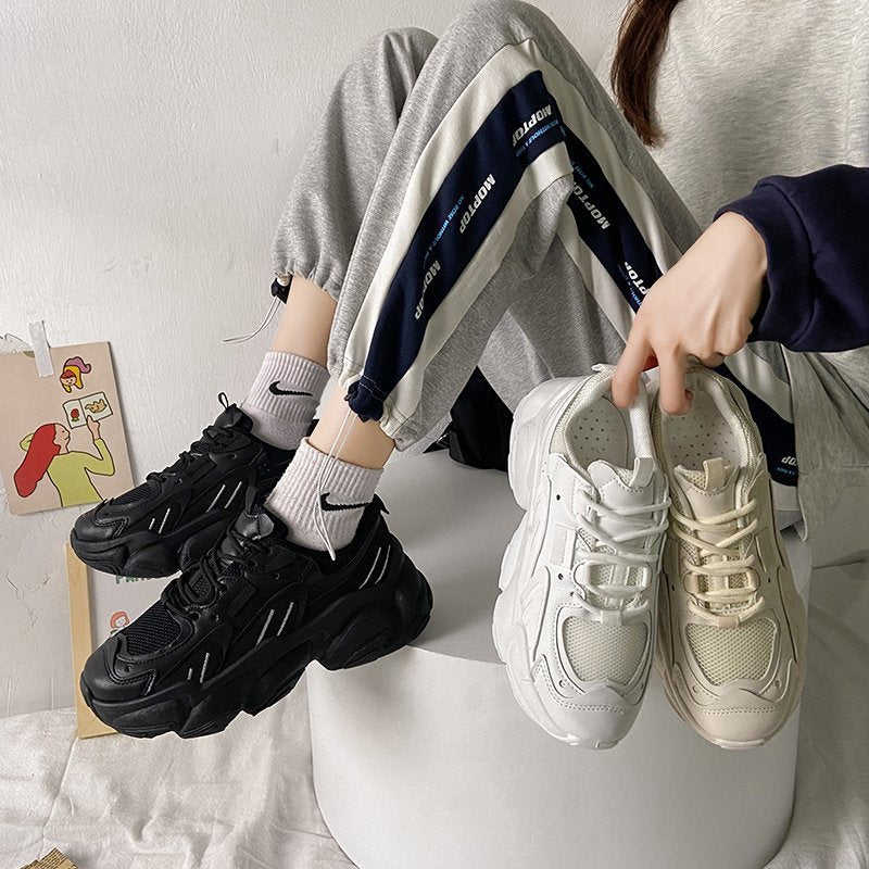 Sneakers New Style Korean Fashion Breathable Platform Footwear Design
