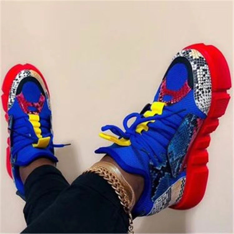 Shoes Sports style flat-bottom lace-up casual Footwear Fashion Comfort