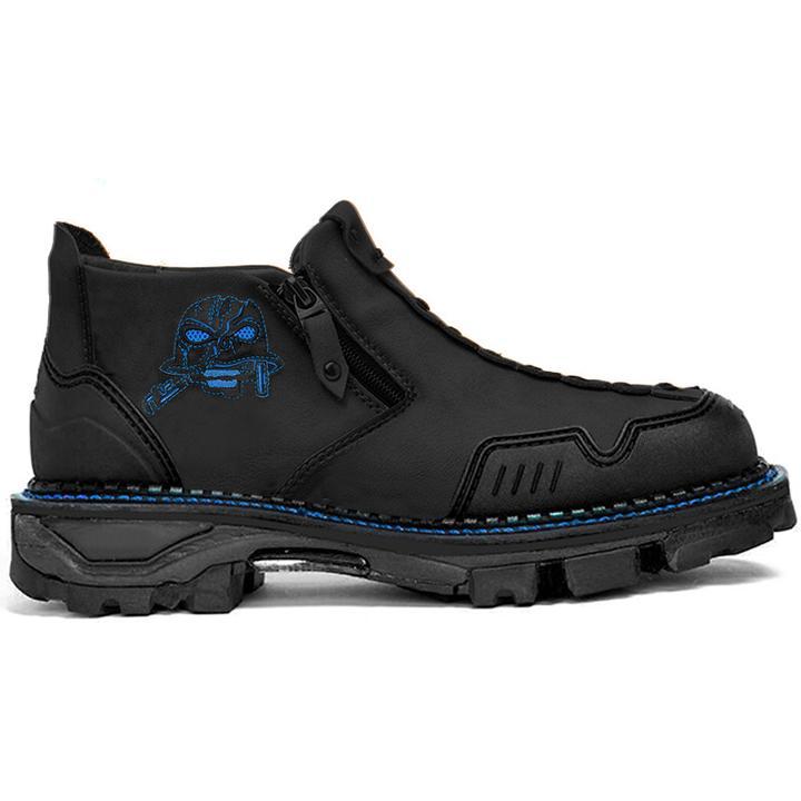 Boots Men's Fashion Halloween Skull Footwear Design Style Comfortable