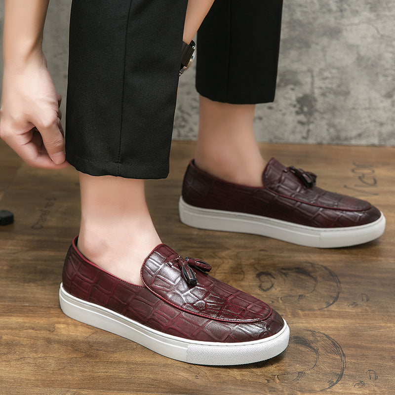 Shoes Men's Business Casual Sneakers Plus Size Leather Men Footwear