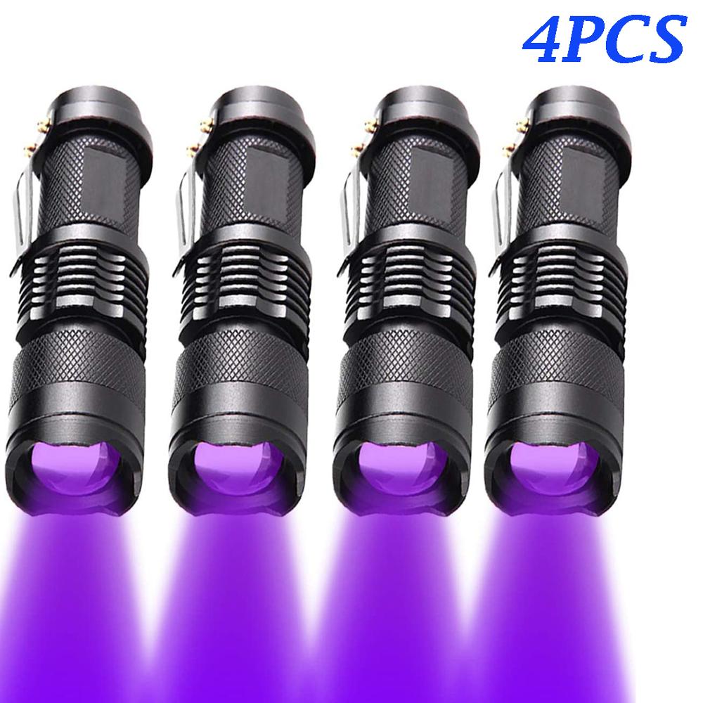 LED UV Flashlight Shining Light Top Quality High-Tech- Reliable Unseen