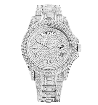 Iced Crystal Watch