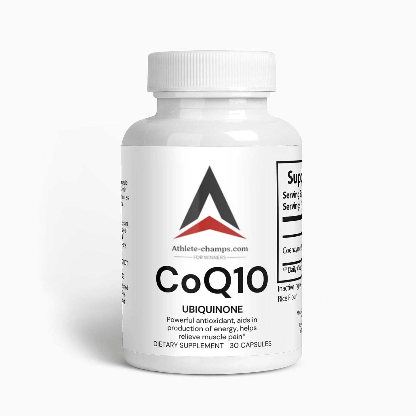 Supplement CoQ10 Ubiquinone Body Health fit Naturally Organic Healthy