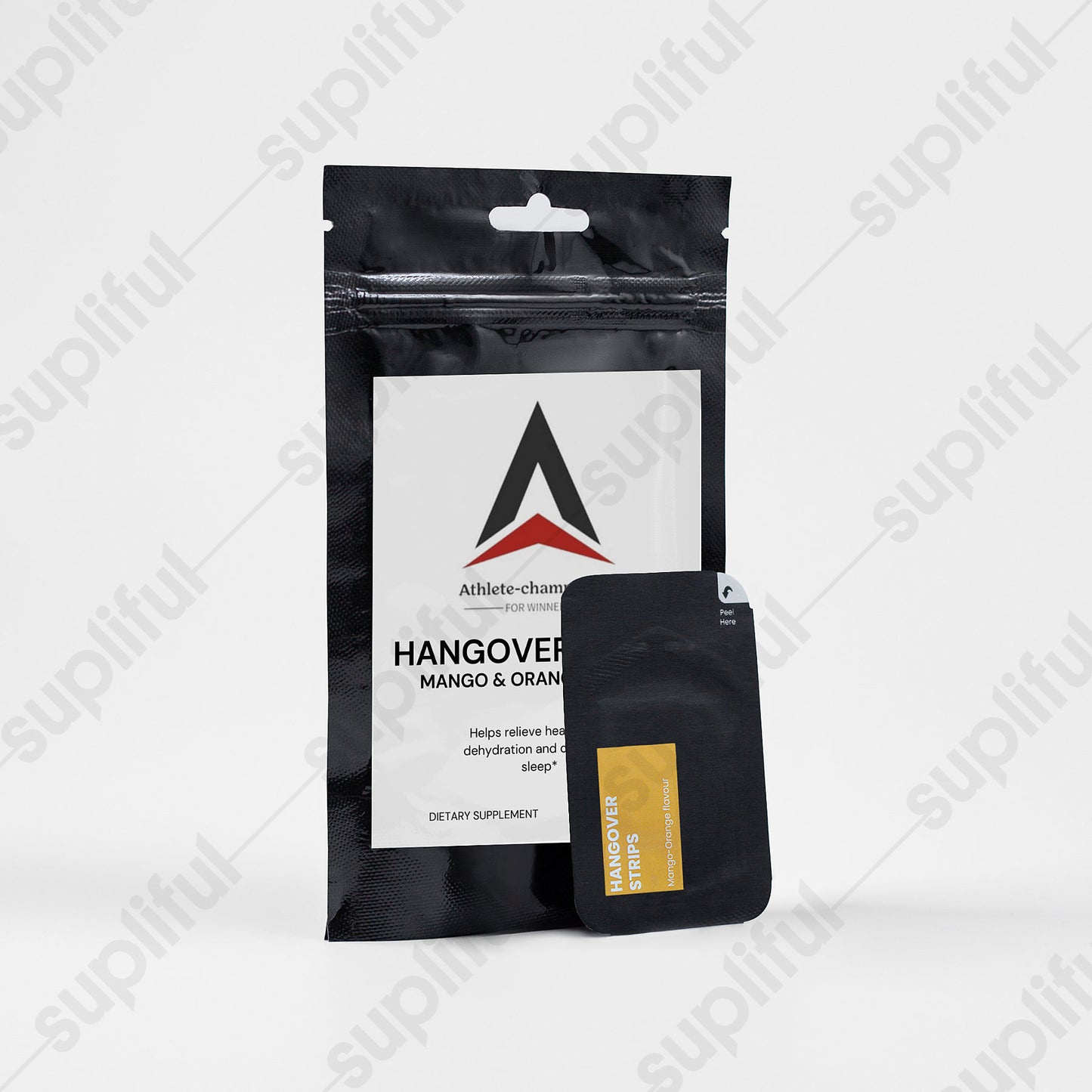 Hangover Strips Supplements pouch bag label can be customized packets