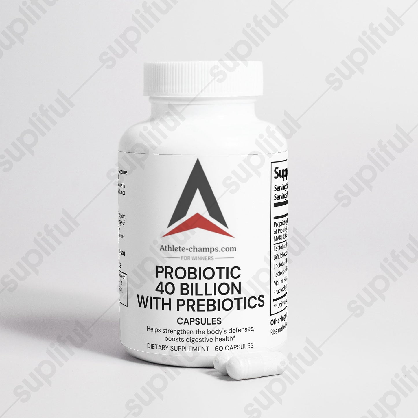 Probiotic 40 Billion with Prebiotics Lactobacillus Acidophilus Lacto
